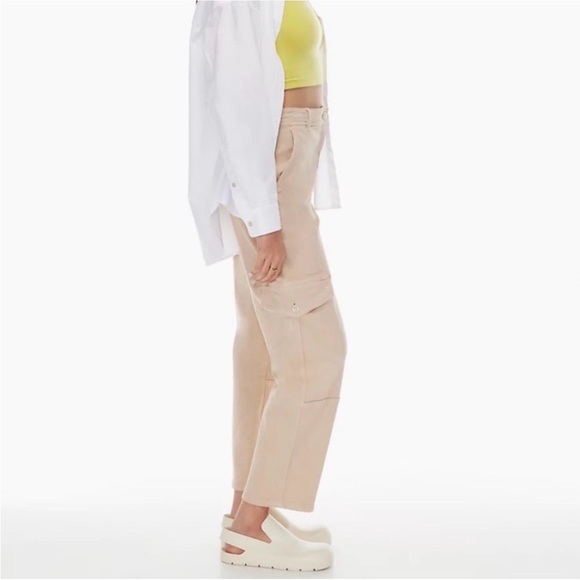 Wilfred Free Light Tan Cargo Pant Trousers Great Condition - Size 0 - Picture 2 of 15